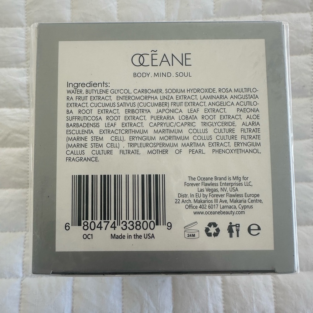 Oceane White Pearl Facial Peeling Gel NEW SEALED IN BOX - Picture 4 of 6